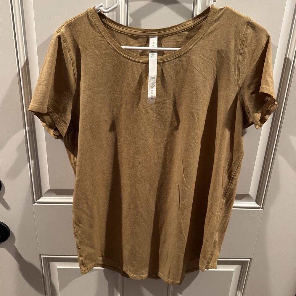 lululemon Women's Short Sleeve in Yellow size 8